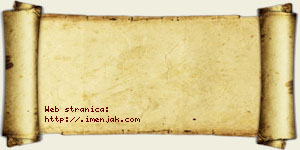 Jesenka Ćokić vizit kartica